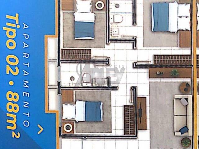 #5819 - Apartamento Novo para Venda em Montes Claros - MG - 2